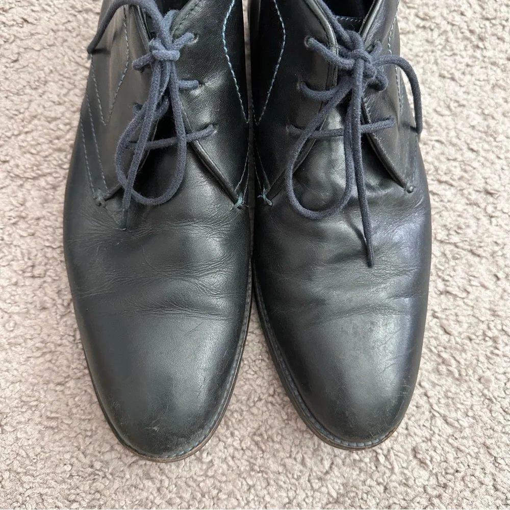 Donald J. Pliner Black Leather Chukka Boots Mens 10